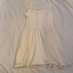 Abercrombie Kids; 9/10; White Dress; Lightly Worn, Good Condition
